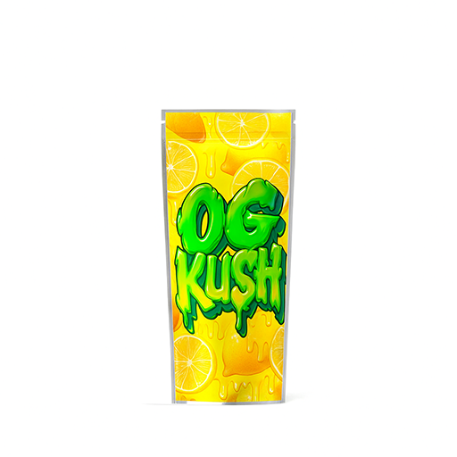 OG Kush Mylar Vape Bag 46mm (W) x 128mm (H)