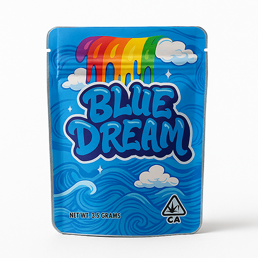 Blue Dream 3.5 Mylar Bag