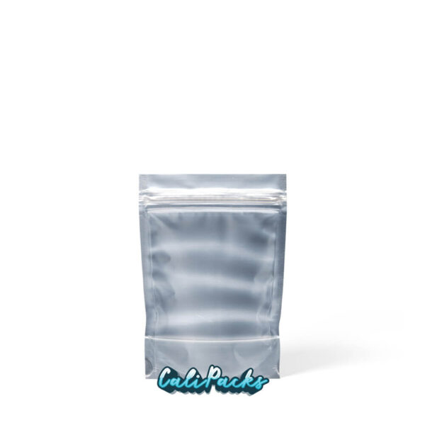 3.5g Mylar Bag Blank Mylar Bags Green with Clear Front – Pack of 50 - Image 2