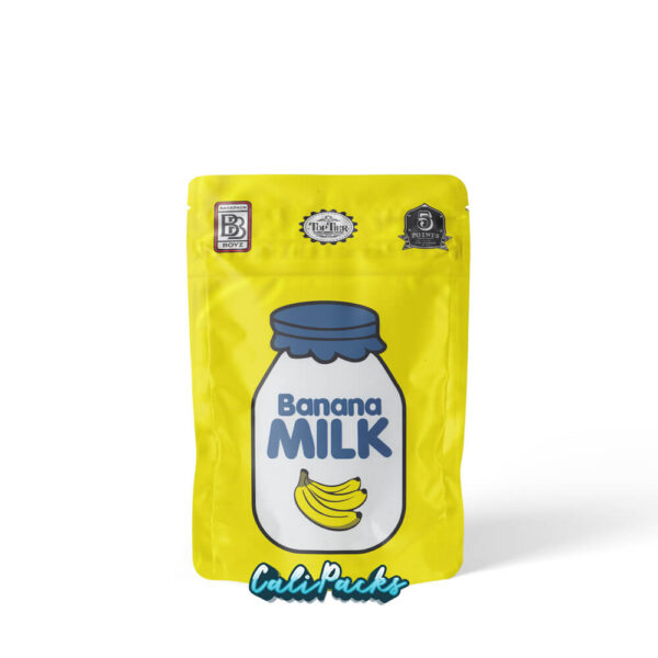 Backpack Boyz Banana Milk 3.5g Mylar Bag Child-Resistant Mylar Bags