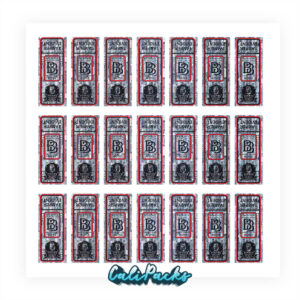 Official Tamper Evident Backpack Boyz Hologram Sticker (Sheet of 21) - High Quality Mylar Bag