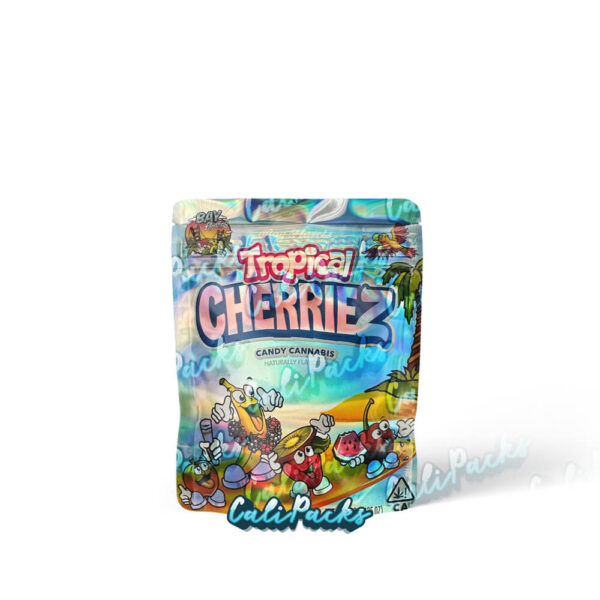 Bay Flavors Tropical Cherriez – 3.5g Mylar Bag Reflective Mylar Bag