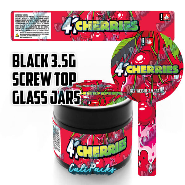 Backpack Boyz Black Cherry Gushers Die-cut 3.5g Mylar Bag Mylar Bag - Image 5