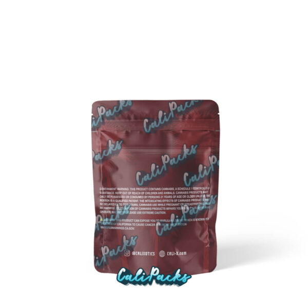 Cali-X Bloodline 3.5g Mylar Bag Child-Resistant Mylar Bag - Image 2