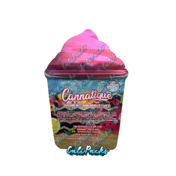 Cannatique IT 3.5g Mylar Bag Mylar Sticker Bag - Image 2