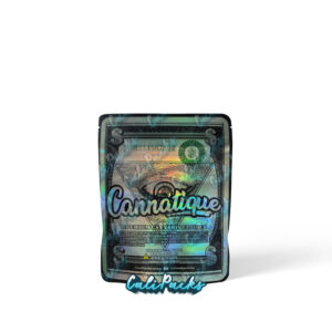 Cannatique The One 3.5g Mylar Bag Mylar Sticker Bag