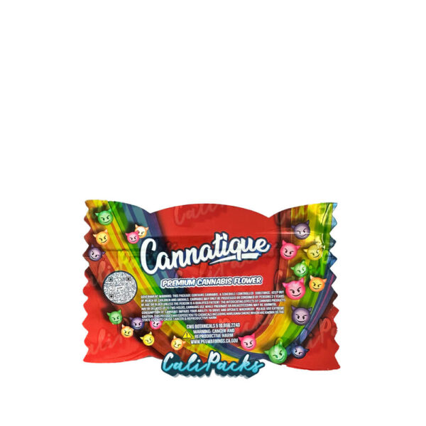 Cannatique Original Skittles 3.5g Mylar Bag Die-Cut Mylar Bag - Image 2