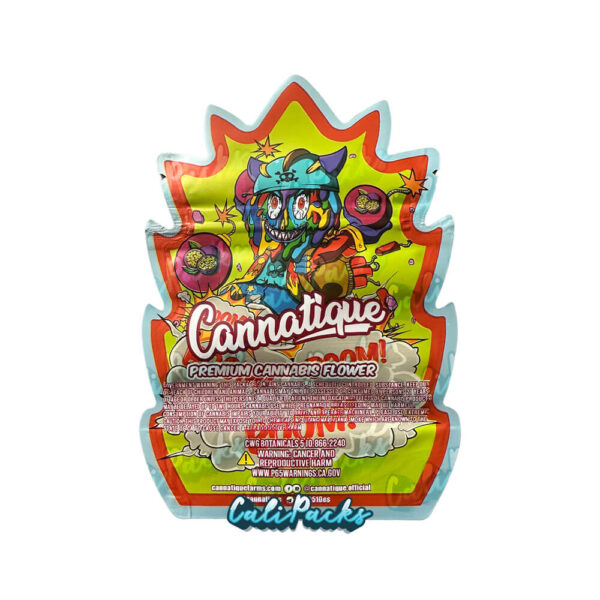 Cannatique Popping Candy Passionfruit 3.5g Mylar Bag Die-Cut Mylar Bag - Image 2