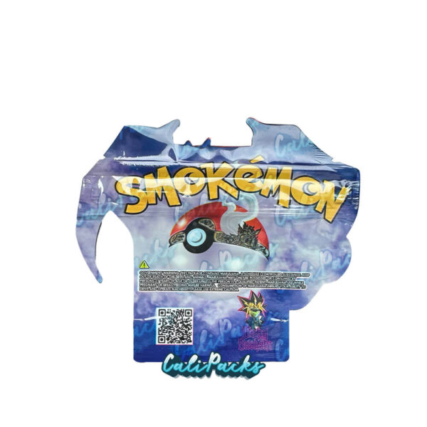 Smokemon – Charzaza 3.5g Mylar Bag Die-cut Mylar Bags - Image 2