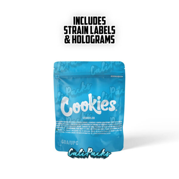 Cookies 2090 Shit 3.5g Mylar Bag bag with Hologram and Strain Labels - Image 2