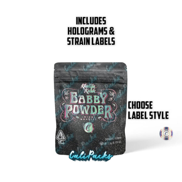 Cookies Khalifa Kush – Babby Powder – 3.5g Mylar Bag Mylar Bag