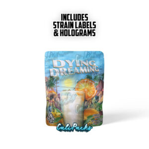 Cookies Dying Dreaming 3.5g Mylar Bag bag with Hologram and Strain Labels