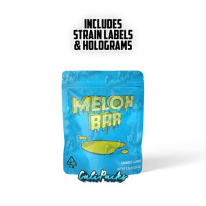 Cookies Melon Bar 3.5g Mylar Bag bag with Hologram and Strain Labels