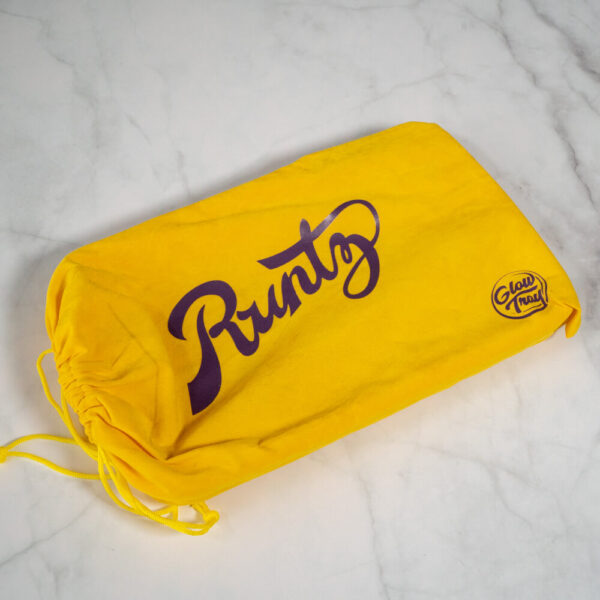 Runtz Yellow LED Glow Tray with Grinder - High Quality Mylar Bag - Image 7