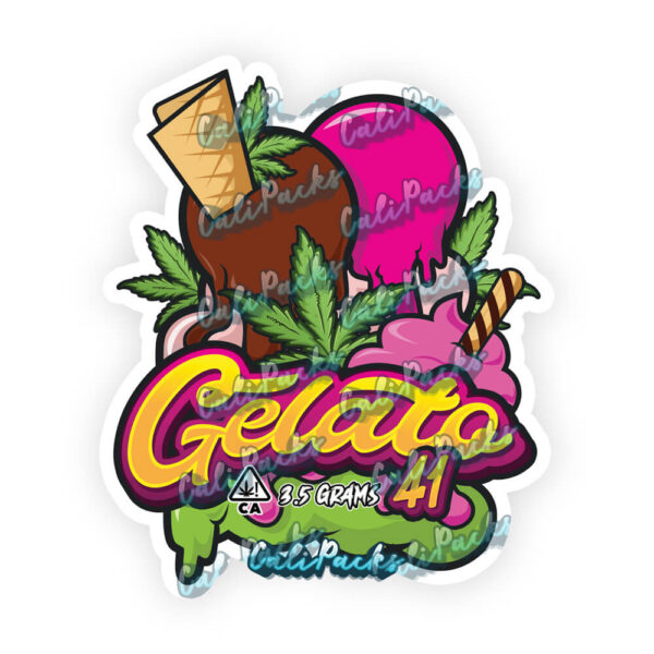 Gelato 41 Die-cut 3.5g Mylar Bag Mylar Bag