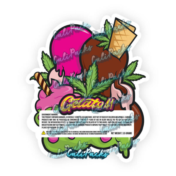 Gelato 41 Die-cut 3.5g Mylar Bag Mylar Bag - Image 2