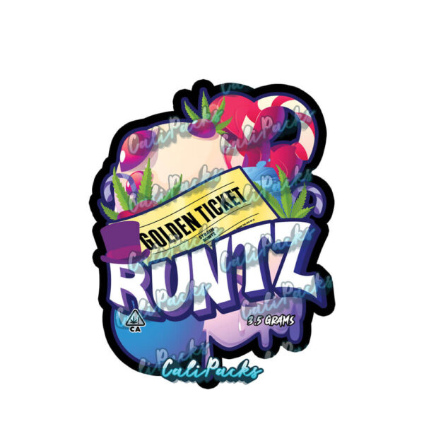 Runtz Die-cut 3.5g Mylar Bag Mylar Bag