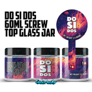 Do Si Dos (2024 Design) 60ml – 3.5g Mylar Bag Glass Screw Top Jars