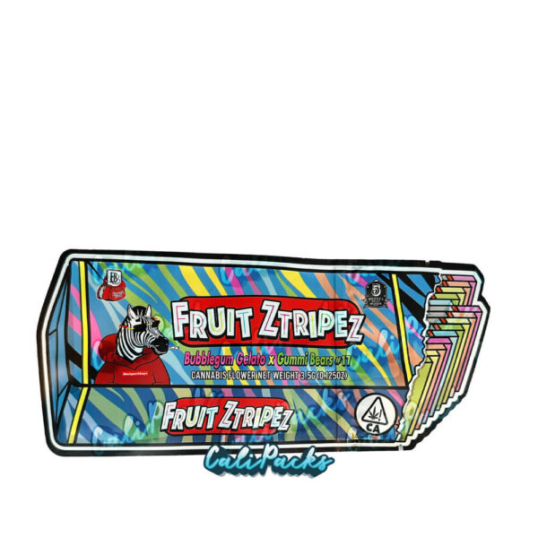 Backpack Boys Fruit Ztripez 3.5g Mylar Bag Die-Cut Child-Resistant Mylar Bag