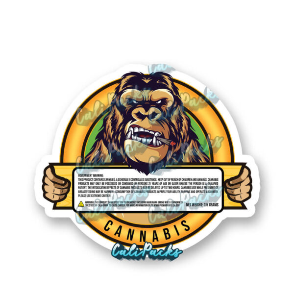 Gorilla Glue 2022 Die-cut 3.5g Mylar Bag Mylar Bag - Image 2