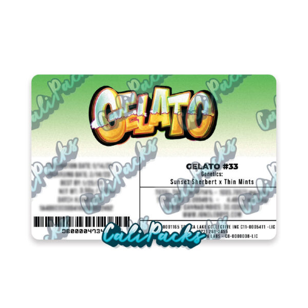 White Cherry Gelato (2024 Design) 3.5g Mylar Bag Mylar Bag - Image 31