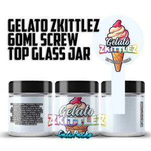 Gelato Zkittlez 60ml – 3.5g Mylar Bag Glass Screw Top Jars