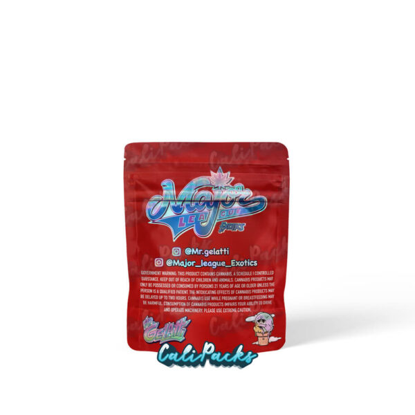 Major League Exotics Gelatti By Mr Gelatti 3.5g Mylar Bag Child-Resistant Mylar Bag - Image 2