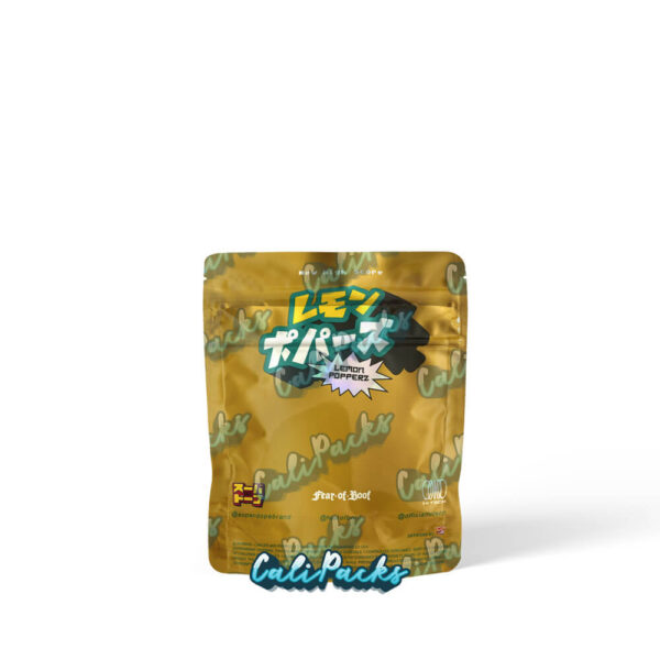 Super Dope – Lemon Popperz 3.5g Mylar Bag Mylar Bag - Image 2