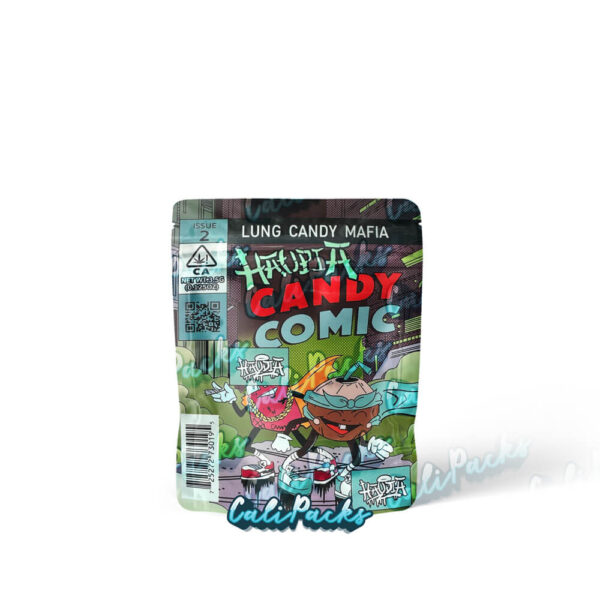 Lung Candy Mafia x Haupia – Candy Comic 3.5g Mylar Bag Mylar Bag