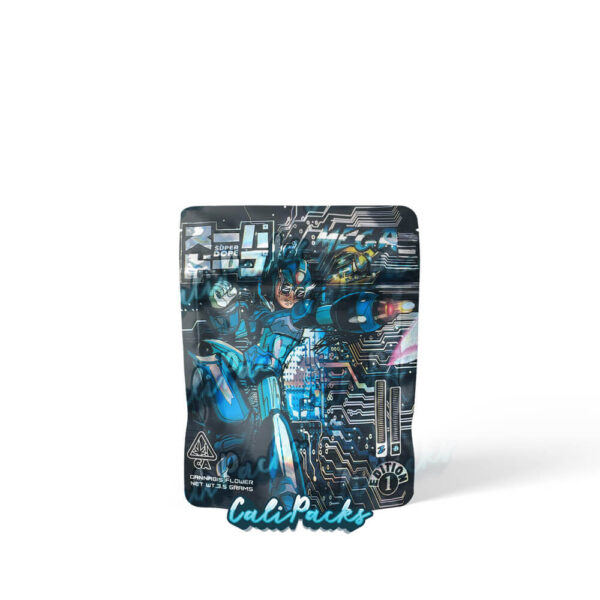 Super Dope – Mega Z (Blue) – 3.5g Mylar Bag Mylar Bag