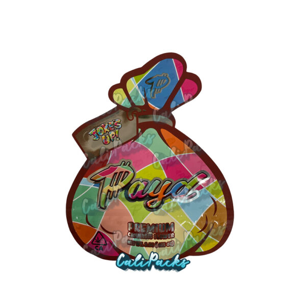 Payd Jokes Up Patchwork 3.5g Mylar Bag Die-cut Mylar Bag