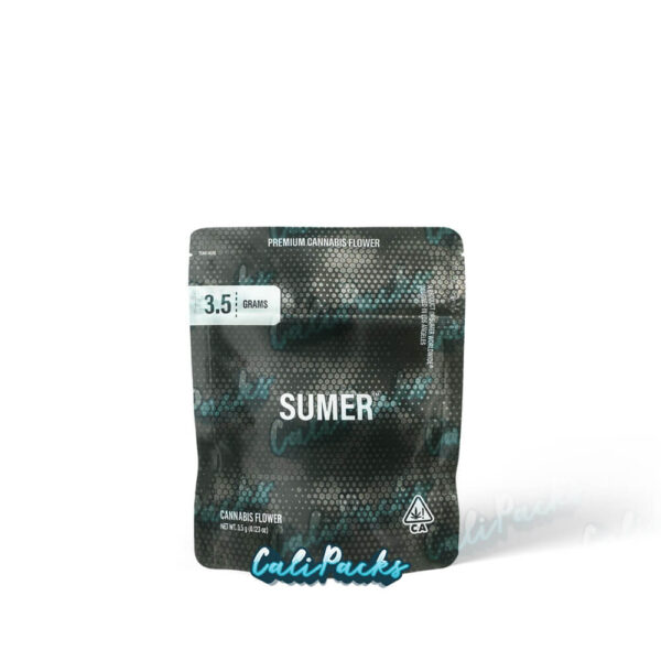 Sumer Pattern – 3.5g Mylar Bag Mylar Bag – Add Strain Labels