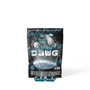 Silver Dawg Strain Label Bag (Sticker pre-applied) - High Quality Mylar Bag