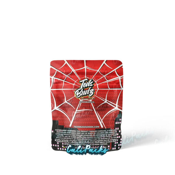 Teds Budz Amazing Spidey-Ted 3.5g Mylar Bag Heat Sealable Child-Resistant Mylar Bag - Image 2