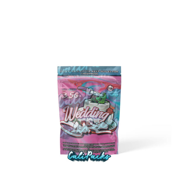 Wedding Cake 3.5g Mylar Bag Mylar Fully Printed Bag