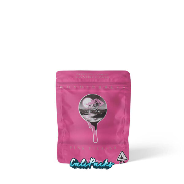 Wonderbrett Pink Picasso 3.5g Mylar Bag Mylar Bag