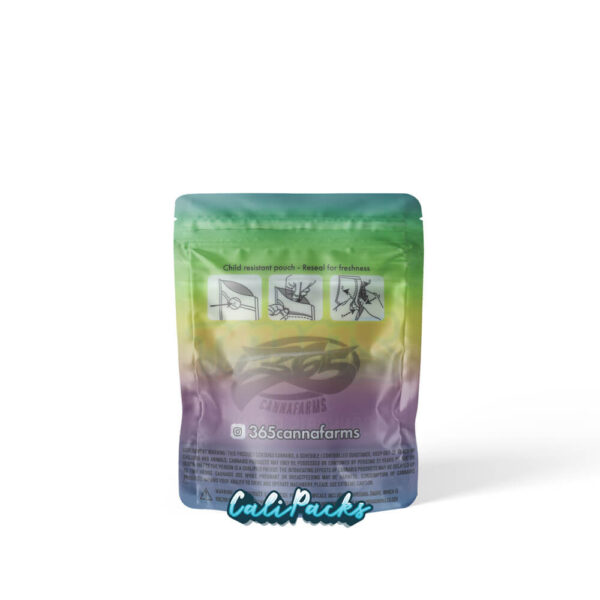 365 Cannafarms Zerbert 3.5g Mylar Bag Child-Resistant Mylar Bag - Image 2